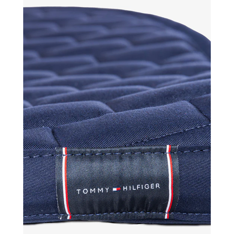 Tommy Hilfiger Global Stripe Dressage Saddlepad - Desert Sky-3